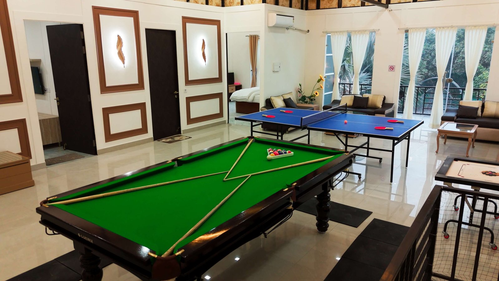 4 BHK Farmhouse with a Big Lawn, Pool & Games in Noida Sector 135-FVB 128 - Main Image